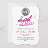 ラストディスコバチェロレッテテーマ牛プリント 招待状 (正面)