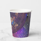 ラストディスコバチェロレッテパープル鏡ボール 紙コップ (裏面)