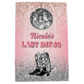 ラストディスコバチェロレッテレトロテーマ ミディアムペーパーバッグ (正面)