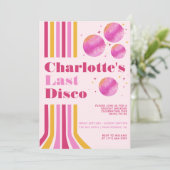 ラストディスコピンク独身最後の週末計画 招待状 (スタンド正面)