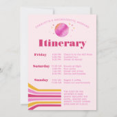 ラストディスコピンク独身最後の週末計画 招待状 (裏面)