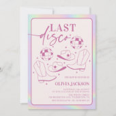 ラストディスコホログラフィックバチェロレッテウィークエンド 招待状 (正面)