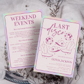 ラストディスコホログラフィックバチェロレッテウィークエンド 招待状