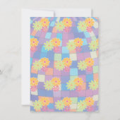 ラストディスコボール独身最後のパーティー 1970年代の招待状 招待状 (裏面)