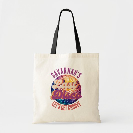 ラストディスコレトロバチェロレッテブリデスメイド トートバッグ (正面)