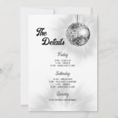 ラストディスコレトロバチェロレッテ週末パーティー 招待状 (裏面)