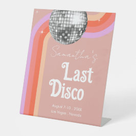 ラストディスコレトロピンクバチェロレッテ週末 台座サイン