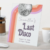 ラストディスコレトロピンクバチェロレッテ 台座サイン (インサイチュ)