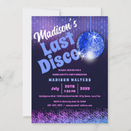 ラストディスコレトロ独身最後の夜 招待状