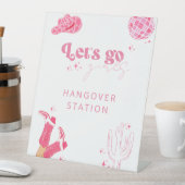 ラストディスコロデオバチェロレッテハングオーバーステーション 台座サイン (インサイチュ)