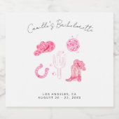 ラストディスコロデオバチェロレッテ スパークリングワインラベル (シングルラベル)