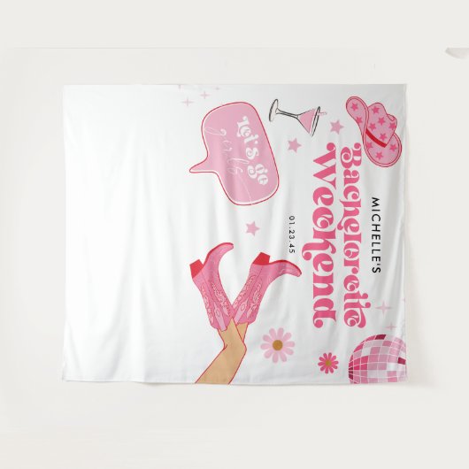 ラストディスコロデオバチェロレッテ タペストリー (正面(横))