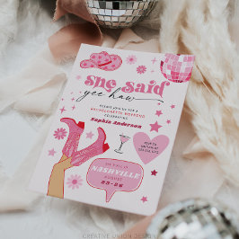 ラストディスコロデオバチェロレッテNash Bash 招待状