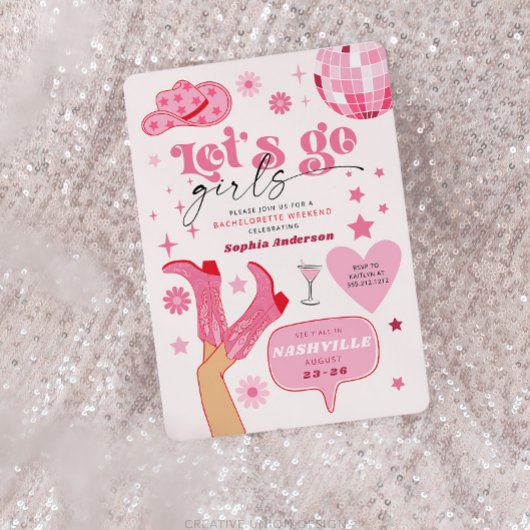 ラストディスコロデオバチェロレッテNash Bash 招待状