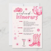 ラストディスコロデオバチェロレッテNash Bash 招待状 (裏面)