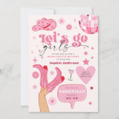 ラストディスコロデオ独身最後の夜inナッシュビルバッシュ 招待状 (正面)