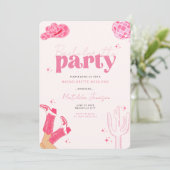 ラストディスコロデオ・バチェロレッテパーティー招待状 招待状 (スタンド正面)