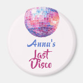 ラストディスコ独身最後の夜 | ピンクマグネット マグネット (正面)