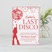 ラストディスコ独身最後の週末の予定 招待状 (スタンド正面)