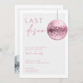 ラストディスコ・バチェロレッテウィークエンド招待状 招待状 (正面/裏面)