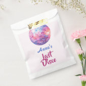 ラストディスコ・バチェロレッテパーティーの景品袋 フェイバーバッグ (封をした状態)