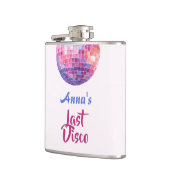ラストディスコ・バチェロレッテパーティー | ピンクフラスコ フラスク (左)