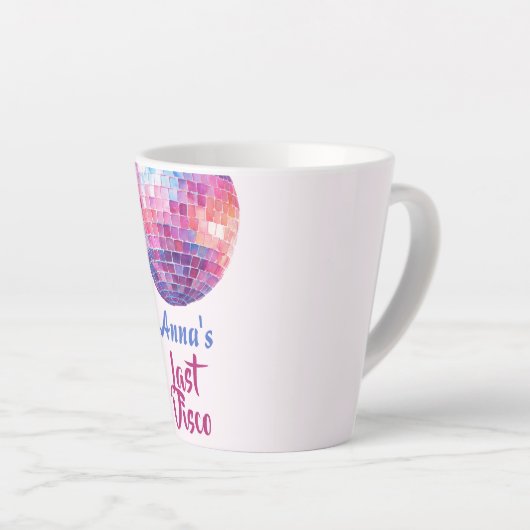 ラストディスコ・バチェロレッテパーティー マグカップ (右アングル)