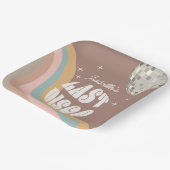 ラストディスコ・レトロ70年代・グルービーバチェロレッテ ペーパープレート (傾斜あり)