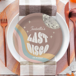 ラストディスコ・レトロ70年代・グルービーバチェロレッテ ペーパープレート