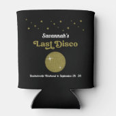 ラストディスコ 花嫁の最後の独身パーティー グルーヴィー レトロ 缶クーラー (裏面)