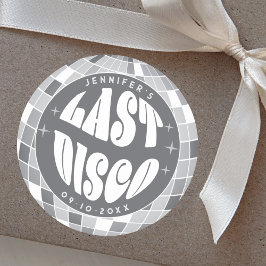 ラストディスコ 70年代レトログルービーバチェロレッテパーティー ラウンドシール