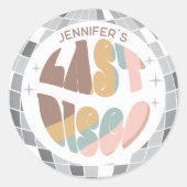 ラストディスコ 70年代レトログルービーバチェロレッテパーティ ラウンドシール (正面)