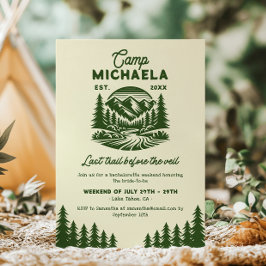 ラストトレイルウィークエンドゲッタウェイキャンプバチェロレッテ 招待状