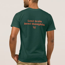 ラストトレイン・ベストソーツ ミニマル・タイポグラフィー Tシャツ