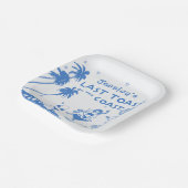 ラストトーストお洒落コーストビーチバチェロレッテ ペーパープレート (傾斜あり)