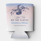 ラストトーストのゲレンデのスキーバチェロレッテありがとう 缶クーラー (裏面)