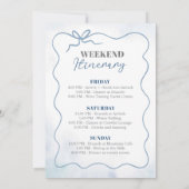 ラストトーストオンザグレーズキャビンバチェロレッテ 招待状 (裏面)