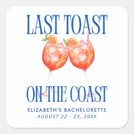 ラストトーストオンザコーストアペロルスピリッツバチェロレッテ スクエアシール