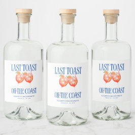 ラストトーストオンザコーストアペロルスピリッツバチェロレッテ リキュールボトルラベル