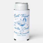 ラストトーストオンザコーストビーチブルーバチェロレッテ スリム缶クーラー (Seltzer正面)