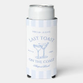 ラストトーストオンザコーストビーチブルーバチェロレッテ スリム缶クーラー (Seltzer正面)