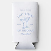 ラストトーストオンザコーストビーチブルーバチェロレッテ スリム缶クーラー (正面)