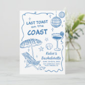 ラストトーストオンザコーストビーチブルーバチェロレッテ 招待状 (スタンド正面)