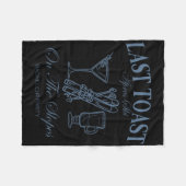 ラストトーストオンザ斜面チェルノスキーブライダル部 フリースブランケット (正面(横))