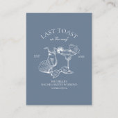 ラストトーストカクテルバチェロレッテパンティゲーム エンクロージャーカード (裏面)