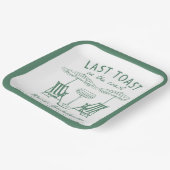 ラストトーストコーストグリーンバチェロレッテ ペーパープレート (傾斜あり)