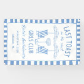 ラストトーストコーストビーチブルーバチェロレッテ 横断幕 (横)