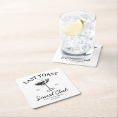 ラストトーストソーシャルクラブバチェロレッテマーチ スクエアペーパーコースター (インサイチュ)