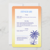 ラストトーストブルーマーメイドバチェロレッテ 招待状 (裏面)