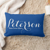 ラストネームランバーピローホームスイートホーム ランバークッション (ブランケット)
